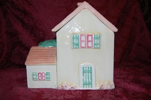 Large Two Story House Cookie Jar Treasure Craft Vintage USA  - Picture 1 of 12