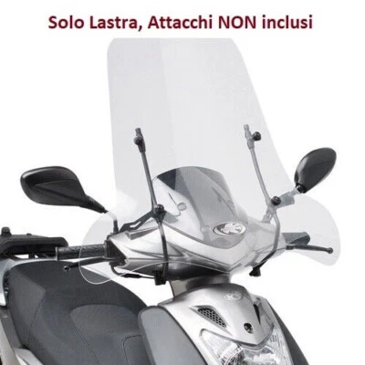 KAPPA Parabrezza Trasparente senza Attacchi 66X67 Cm Per SYM HD2 200 2011-2016 - Immagine 1 di 3