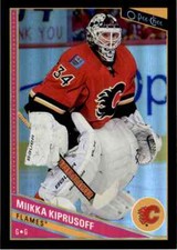 2013-14 O-PEE-CHEE RAINBOW BLACK MIKKA KIPRUSOFF 079/100 CALGARY FLAMES #248