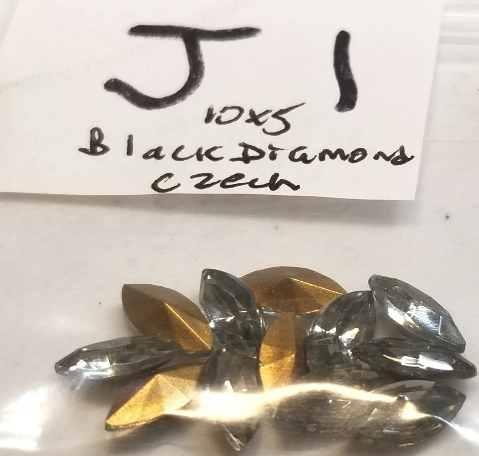 De colección Navette 10x5mm Estrás Punta Trasera Plana Checa WG Japón Joyería Reparación 5008 Foto 1 de 1