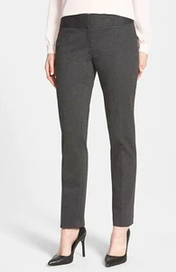 Pantalones al Tobillo Vince Camuto Petite Ponte - Gris Jaspeado Oscuro Talla 0P Nuevos con Etiquetas - Imagen 1 de 3