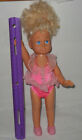 Doll Ballarina Doll 10" Hard Plastic + Vinyl W/Pink Tutu Key Wind-Needs Recoiled