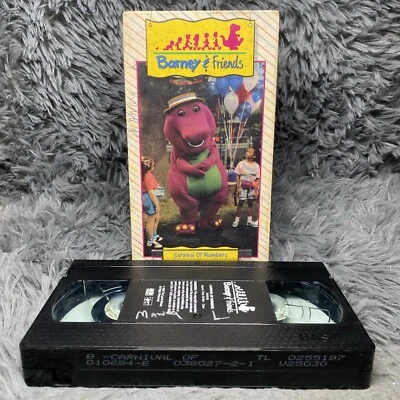 Barney And Friends Carnival Of Numbers VHS Tape 1992 Time Life Video Kids Show - Image 1 of 4