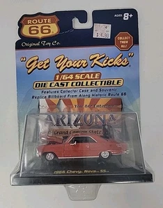 Route 66 Original Toy Co. Escala 1:64 Diecast 1966 Chevy Nova SS "Get Your Kicks" - Imagen 1 de 22
