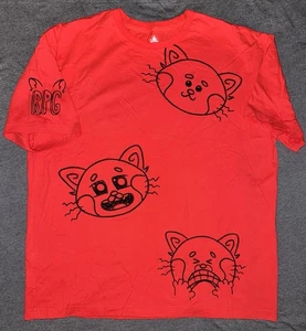 NEW Disney Shirt Adult Large Turning Red Panda Meilin Lee Mei Black Parks TU1 - Picture 1 of 5