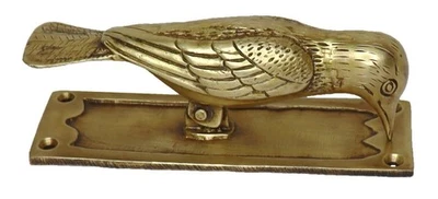 Bird Shape Doorbell Antique Vintage Style Handmade Brass Door Knocker Home Decor - Image 1 of 4