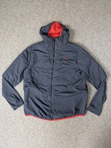 Hoka One One Hybrid Run Jacket Gray Orange Performance Lightweight Full Zip - Picture 1 of 14