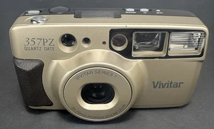 Cámara fotográfica compacta Vivitar 357PZ cuarzo fecha 35 mm - Imagen 1 de 12