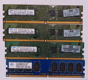 4GB (4x1GB) 2Rx8 PC2-6400u Memory RAM Stick Module - Picture 1 of 1
