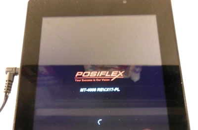 Nice POSIFLEX MT-4000 Series Model MT-4008W/H with Charger for parts or repair - Image 1 of 4