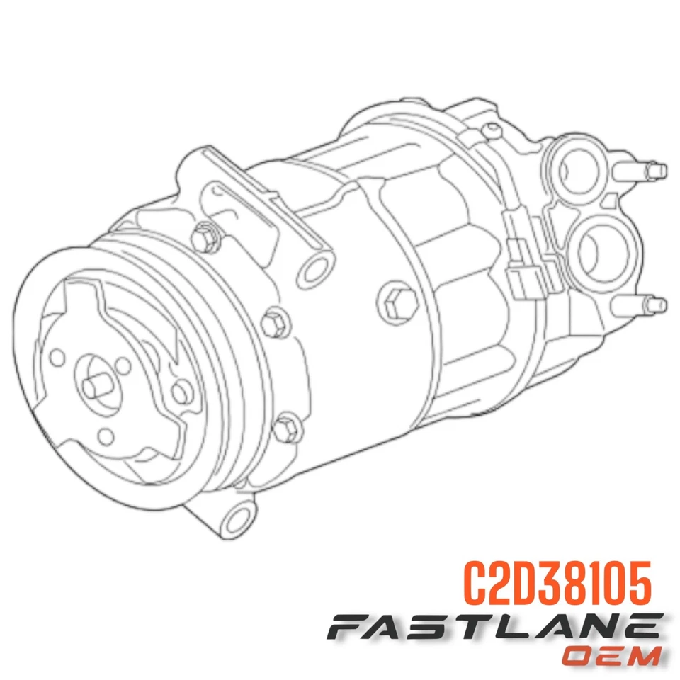 2011-2017 JAGUAR XJ/2010-2014 XK/XKR A/C COMPRESSOR NEW OEM C2D38105 - Изображение 1 из 4
