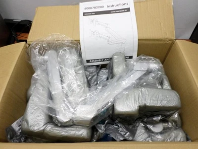 ESI Edge 2 Dual Monitor Arm Silver Edge2-V4-SLV - Image 1 of 4