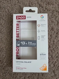 ZAGG Crystal Palace Series Case for Google Pixel 7 Pro - Transparent - Photo 1 sur 1
