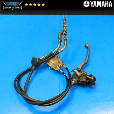 1997 YAMAHA BLASTER FRONT BRAKE LEVER CABLES + SPLITTER JOINT ~ OEM 88-02 - Image 1 of 4