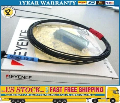 KEYENCE FU-38 Fiber Optic Sensor NewKD  US Free TAX - Image 1 of 4