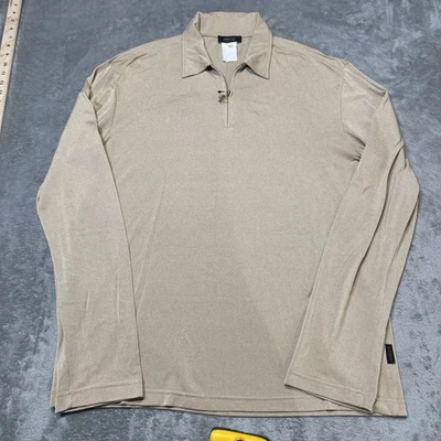 Polo de Colección Años 90 Versace Clásico V2 Para Hombre Cuarto Cremallera Manga Larga Talla XXL Foto 1 de 4