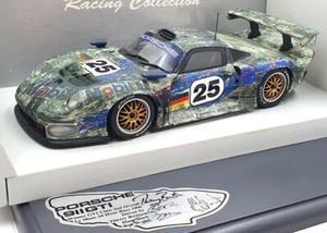 UT Models 1/18 Scale 180 966625 Porsche 911 GT 1 Le Mans 1996 Signed Reworked - Picture 1 of 8
