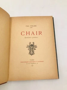 Paul Verlaine - Chair (dernières poésies) - 1896 (EO) - Picture 1 of 17