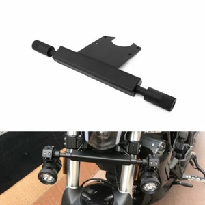 Motorcycle Black Spot Fog Light Mount Bracket Adapter For Benelli Leoncino 800 - Picture 1 of 8