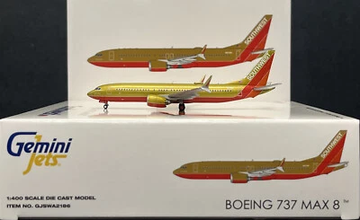 Southwest Airlines B737-8Max Reg:N871HK GeminiJerts GJSWA2186 escala 1:400 Foto 1 de 4