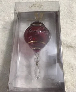 Hallmark Keepsake Ornament 2002 Perfect Harmony A Kind World Glass QP1203 Box - Picture 1 of 6