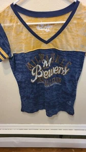 Womens Xl Milwaukee Brewers Shirt. Touch By Alyssa Milano - Picture 1 of 5
