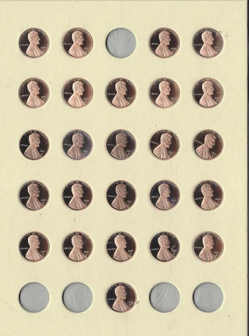 2021s Proof Full Roll Lincoln Shield Cents Gem Cameo Penny - 50 Pieces Cover