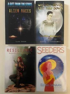LOT of 4 Books by Elena Danaan: Seeders, Gift From Stars, Resilience, We Will Ne - Picture 1 of 24