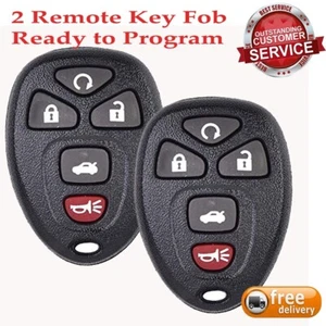 2 For 2005 2006 2007 2008 Buick Lacrosse Keyless Entry Remote Car Key Fob - Foto 1 di 5