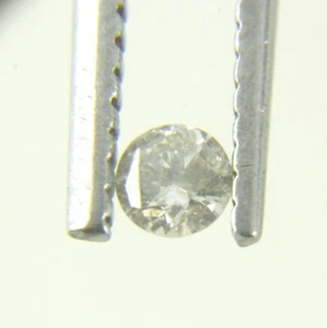 0.11CTS WHITE COLOR ROUND SHAPE SOLITAIRE DIAMOND 3.06-3.05x1.81 MM - Picture 1 of 19