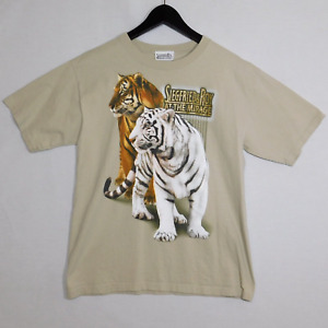 Vintage Original 1990s SIEGFRIED AND ROY AT THE MIRAGE Las Vegas Tiger T Shirt M