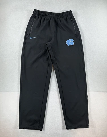 Nike Therma Fit Men's Medium Black North Carolina Tarheels UNC Sweat Pants Cover