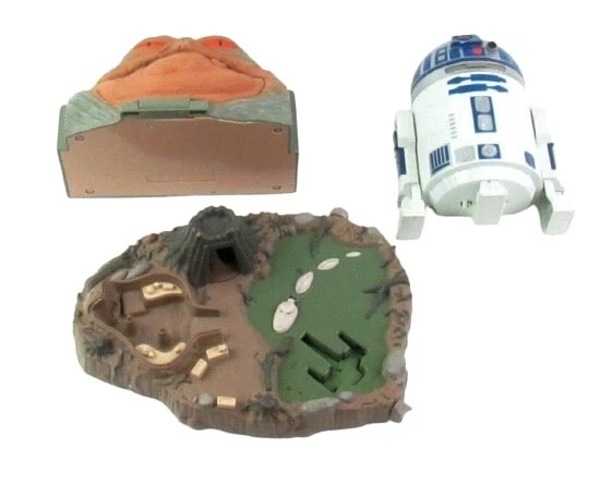 Star Wars MicroMachines Playset Sem Figuras/Acessórios Lote Incompleto de 3 Anos 90 - Imagem 1 de 4