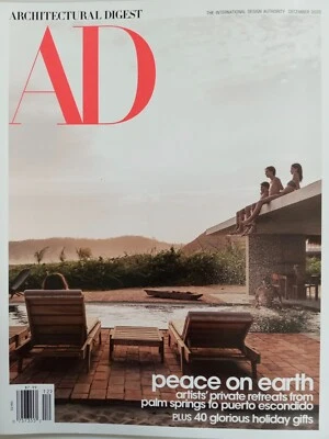 Architectural Digest Magazine December 2020 Artists Retreats - Palm Spring NEW - Image 1 of 3