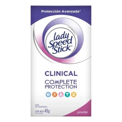 PACK 2 LADY SPEED STICK CLÍNICO EN BARRA 45G Foto 1 de 2