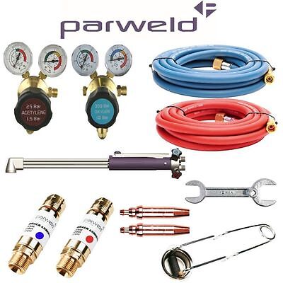 Parweld Oxy & Acetylene Gas Axe Burning Cutting Complete Kit - Welding Tools  • 140£