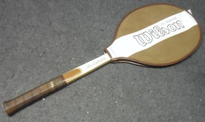 Raqueta/raqueta de tenis de madera de colección Wilson Lady Advantage + cubierta original 4 1/8 excelente condición - Imagen 1 de 12