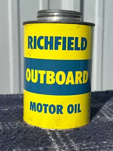 Richfield Außenborder Ölkanne Petroliana Gas & Öl Display Sammlerstück Vintage - Bild 1 von 6