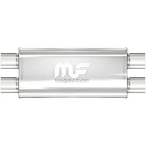 MagnaFlow Performance Exhaust Muffler 12468: 2.5" Inlet/Outlet, 5x8x18" - Picture 1 of 6