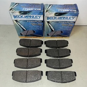 2 Sets Of BECK ARNLEY 082-0886 DISC BRAKE PADS (8 Pieces Total) - Bild 1 von 9