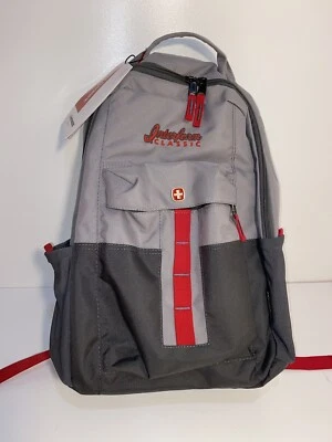 Mochila para computadora portátil Wenger Ero Pro gris y negra 16" logotipo clásico interformado Foto 1 de 4