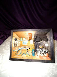 3D SOLID WOOD HAND MADE WALL PICTURE ITALY - Picture 1 of 6