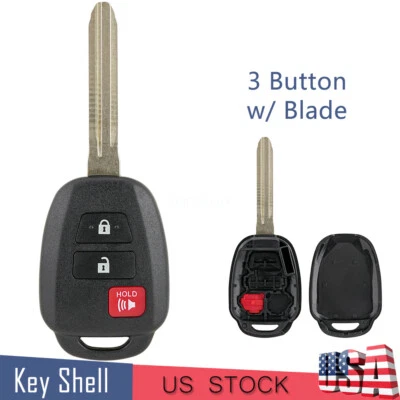 para Toyota Prius RAV4 Tacoma 2012 2013 2014 2015 2016 mando a distancia llavero carcasa Foto 1 de 4