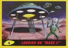 Mars Attacks The Revenge Yellow [199] Base Card #4 Landing on "Mars II"