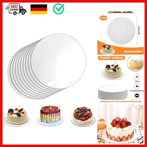 Tortenunterlage Rund, 20cm Cake Board, Cake Board Weiß, für Transport Kuchen ... - Bild 1 von 8