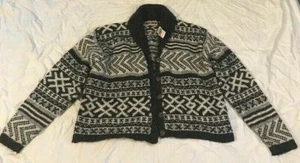 Kaufmann Size Large Wool Blend Sweater New With Tags Vintage Striped Pattern - Picture 1 of 8
