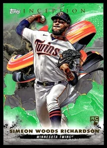 2023 Topps INCEPTION SIMEON WOODS RICHARDSON GREEN PARALLEL #67 TWINS - Picture 1 of 2