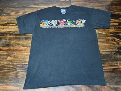 Camiseta gráfica de Halloween de algodón mediana negra para hombre de M&M Foto 1 de 4
