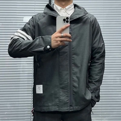 Thom Browne Men's Zipper Stand-up Collar Fashion Comfort Casual Jacket - Image 1 of 4