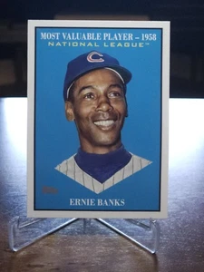 2025 Topps Update - Ernie Banks Most Valuable Player insert #MV-37 Chicago Cubs  - Picture 1 of 2